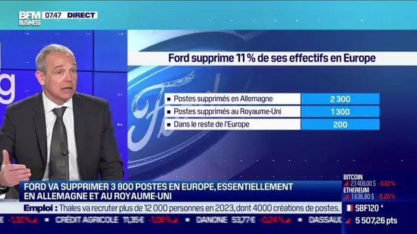 Ford: la suppression de 3800 postes en Europe n'a "rien à voir" avec l'IRA