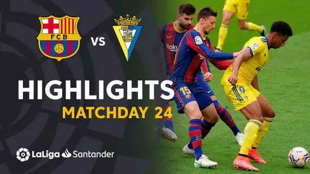 Highlights FC Barcelona vs Cádiz CF (1-1)
