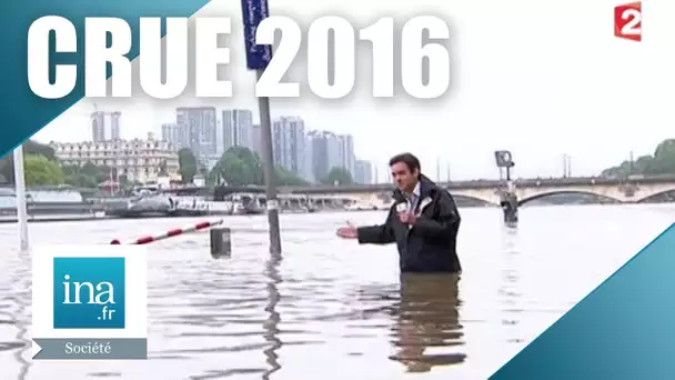 Inondations 2016 : Les quais de la Seine sont sous l'eau | Archive INA