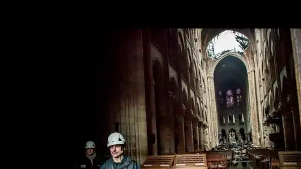 Emmanuel Macron : "Nous rebâtirons la cathédrale, et je veux que ce soit achevé d'ici cinq années"