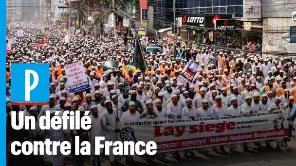 Caricatures : des dizaines de milliers de manifestants contre la France au Bangladesh