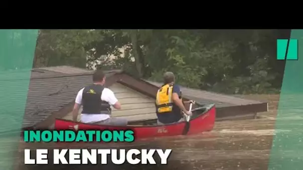 Les "pires" inondations du Kentucky ont fait plus d'une quinzaine de morts