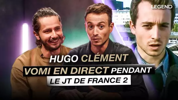 Quand Hugo Clément a vomi en direct pendant le JT de France 2..