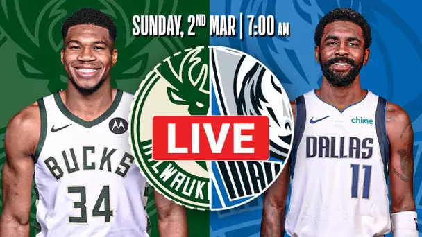 Milwaukee Bucks at Dallas Mavericks [OFFICIAL LIVE STREAM]