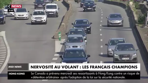 Nervosité au volant : les Français sont champions