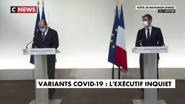 Coronavirus : l'éxécutif inquiet face aux variants de la Covid-19