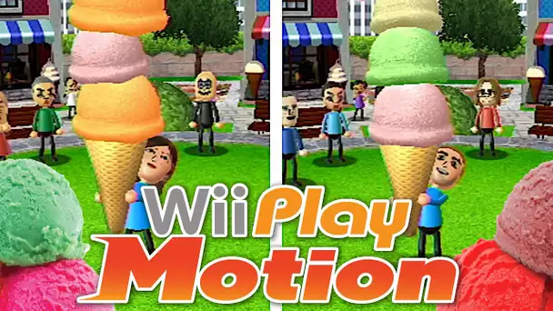 QUI FERA LA PLUS GRANDE GLACE DU MONDE ? GUILLAUME VS KIM SUR WII PLAY MOTION !