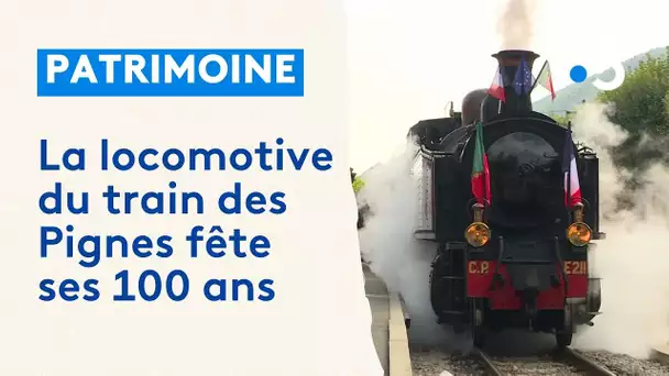 La locomotive du train des Pignes fête ses 100 ans