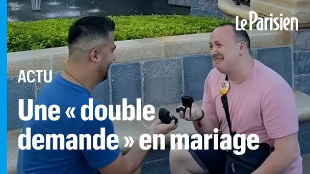 « Ils ont eu la même idée » : ce couple se demande en mariage en même temps à Disneyland
