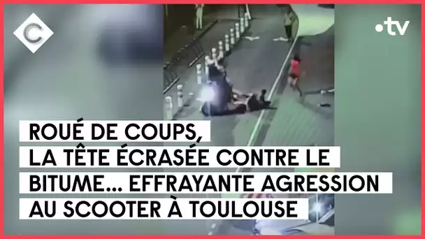 Un homme écrasé par un scooter à Toulouse - La Story de Mohamed Bouhafsi - C à vous - 31/08/2022