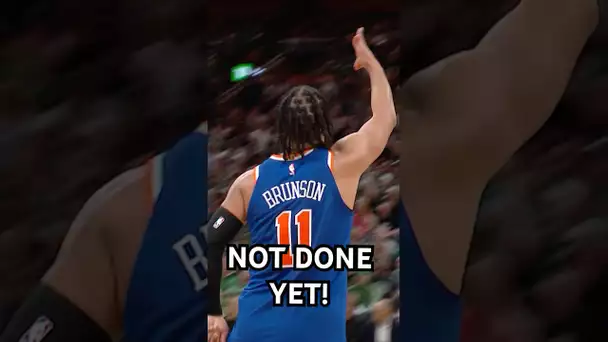 Hart hustle on defense leads to the Brunson triple!