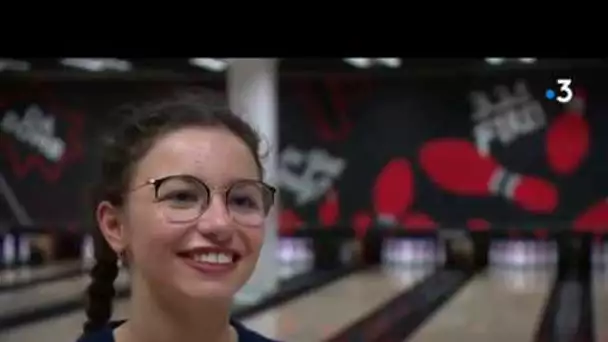 Portrait de la joueuse de bowling Justine Albert