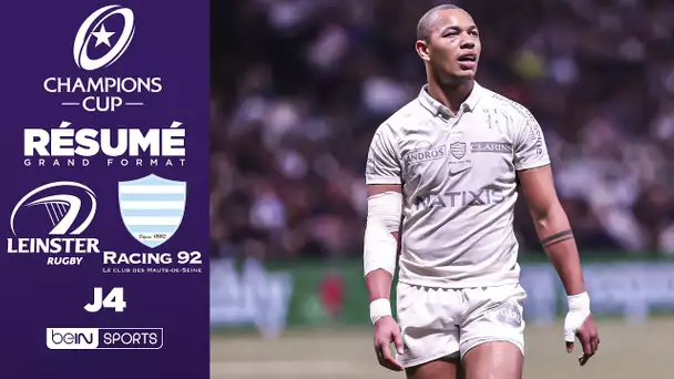 Résumé : Le Racing 92 éliminé par le Leinster