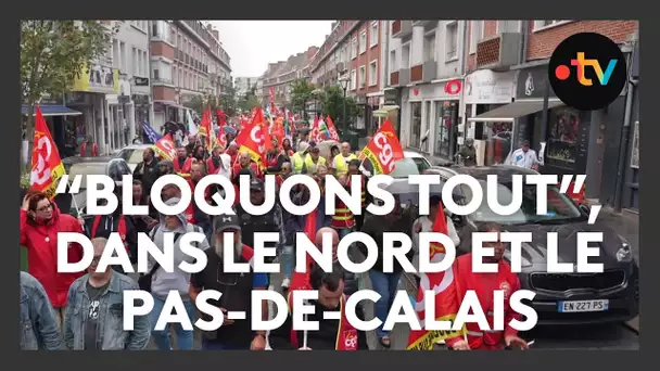 Grève du 10 septembre : la manifestation "Bloquons tout" dans la région des Hauts-de-France