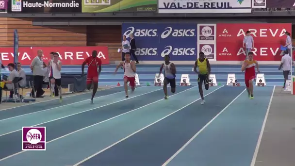 Val-de-Reuil 2014 : Finale 60 m Cadets (Aurélien Carbon en 6&#039;&#039;99)