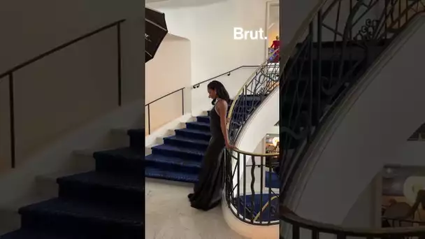 Ronisia avant sa montée des marches du Festival de Cannes.