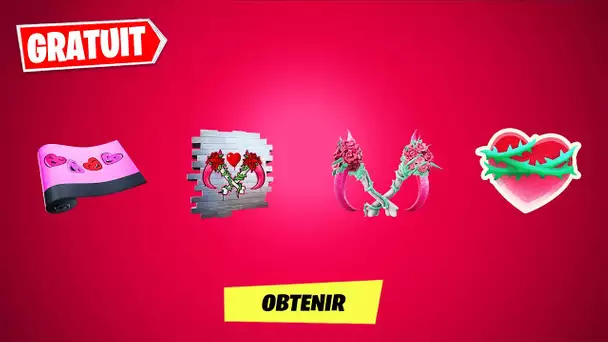 DEBLOQUER FACILEMENT LES RECOMPENSES GRATUITES DE LA ST VALENTIN ! (FORTNITE NEWS)