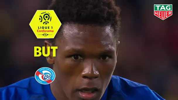 But Lebo MOTHIBA (60' pen) / FC Nantes - RC Strasbourg Alsace (0-1)  (FCN-RCSA)/ 2018-19