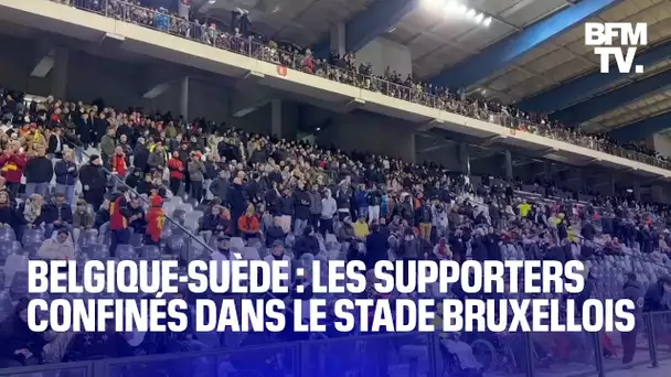 Belgique-Suède: les supporters confinés plus de deux heures dans le stade Roi Baudoin à Bruxelles