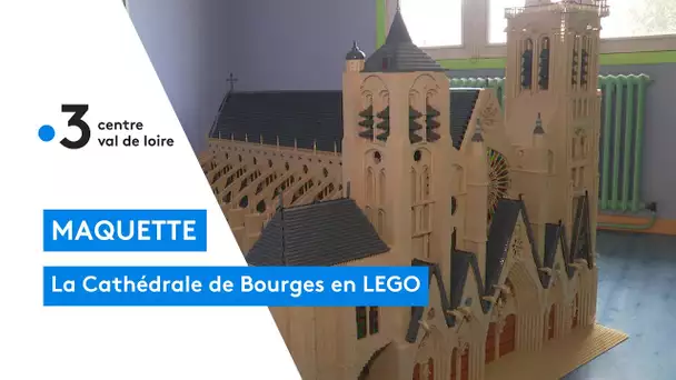 Bourges : une maquette en Lego de la cathédrale reproduit à la perfection