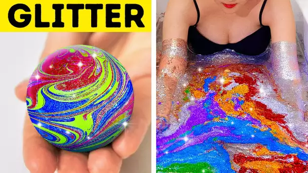 36 INCROYABLES IDÉES AVEC DES PAILETTES QUI VONT TE FAIRE BRILLER || LITTÉRALEMENT