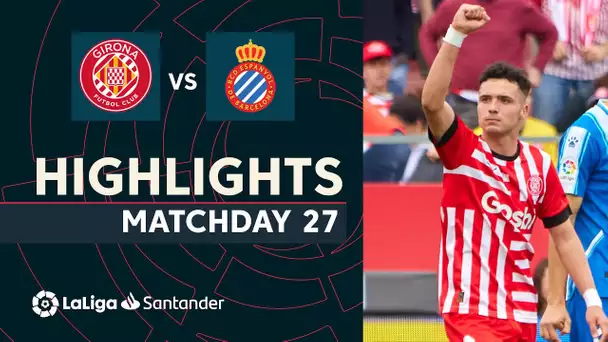 Resumen de Girona FC vs RCD Espanyol (2-1)