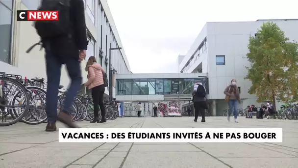 Vacances : des étudiants invités à ne pas bouger