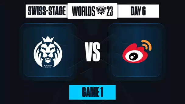 MAD LIONS vs WEIBO GAMING - NISQY EN MISSION 1v9 AVEC SON SYLAS [Round 4 - 1/2] [Game 1]