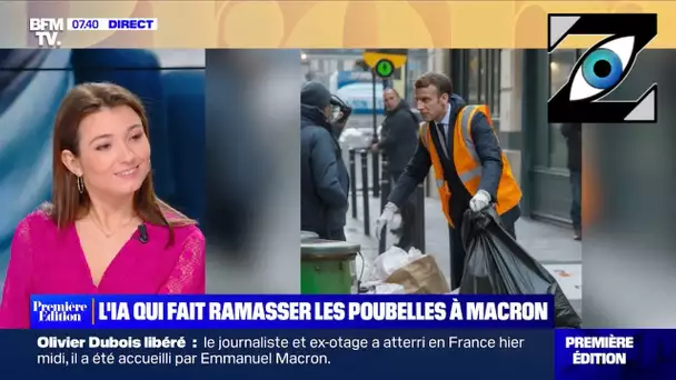[Zap Télé] Quand l'IA fait ramasser les poubelles à Emmanuel Macron ! (23/03/23)