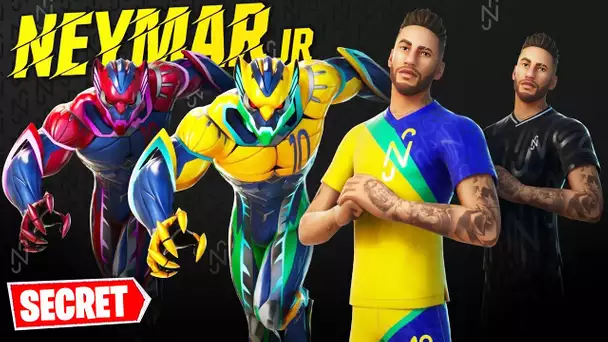 LE SKIN NEYMAR JR SUR FORTNITE + LES RECOMPENSES DU PASSE DE COMBAT NEYMAR JR ! (FORTNITE SAISON 6)