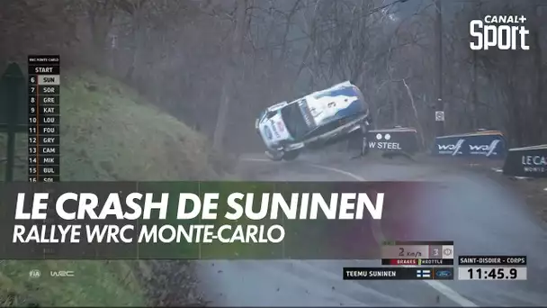 L'incroyable crash de Suninen à Monte-Carlo