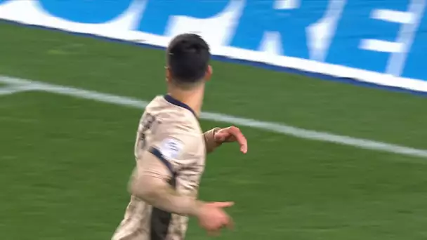 Passe de l'extérieur de Kylian Mbappé, finition assurée par Marco Asensio !