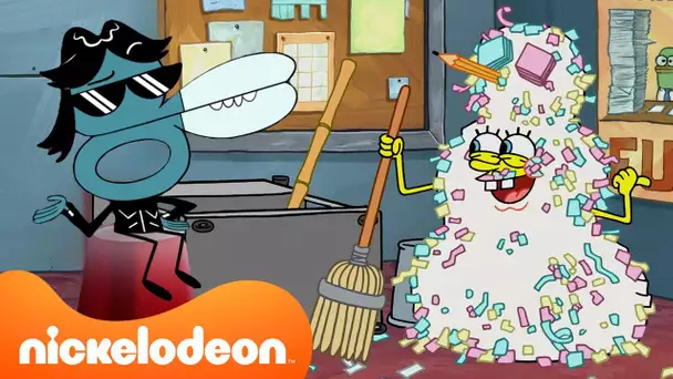 Les PIRES emplois de Bob l'Éponge et de Pierre Papier Ciseaux 😣 | Nickelodeon France