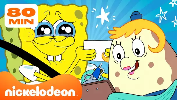Retour à l'école avec Bob l'éponge ! 🚌 | Compilation de plus de 60 minutes | Nickelodeon France