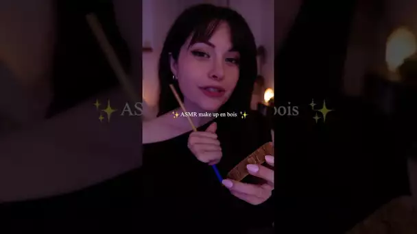 #ASMR Your wooden make up