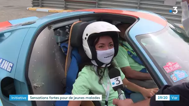 Le Luc-en-Provence : tours de piste pour les enfants malades sur le circuit