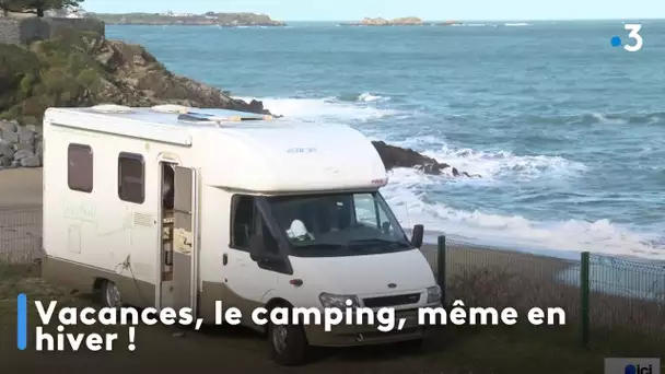 Vacances, le camping même en hiver