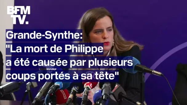 Mort de Philippe à Grande-Synthe: la conférence de presse de la procureure de Dunkerque