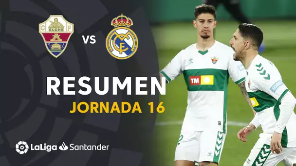 Resumen de Elche CF vs Real Madrid (1-1)