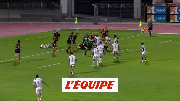Bourg-en-Bresse s'impose face à Narbonne - Rugby - Fédérale 1