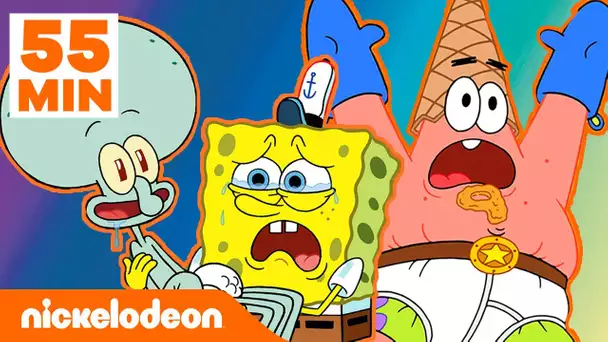 Bob l'éponge | Les meilleurs moments de la saison 9 (Partie 1) pendant UNE HEURE| Nickelodeon France