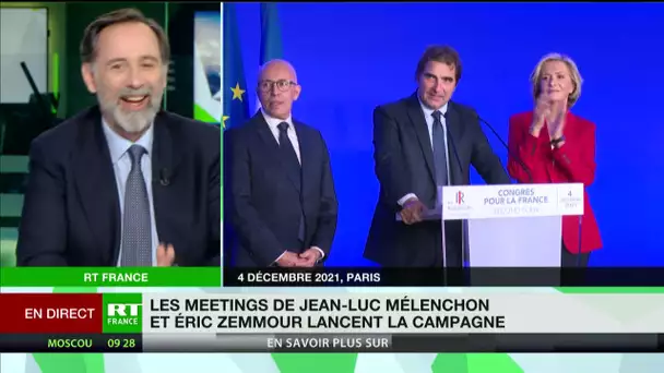 Mélenchon et Zemmour lancent leur campagne : «Deux visions de la France»