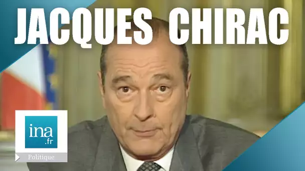 Jacques Chirac "J'ai décidé de dissoudre l'Assemblée Nationale" | Archive INA