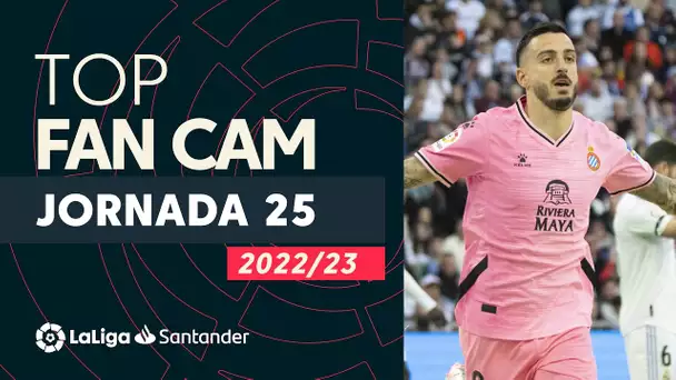 LaLiga Fan Cam Jornada 25: Joselu, Raphinha & Iago Aspas