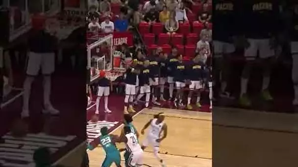 Bennedict Mathurin knocks down the 3 for his first Summer League bucket | #Shorts
