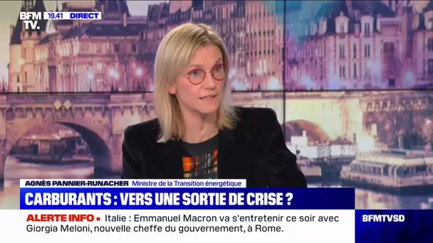 Carburants: le gouvernement "sera en appui" pour un un "approvisionnement fluide" à la Toussaint