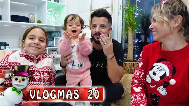 VLOGMAS 20 : AU SECOURS ILS SONT LA 😱 / ELLE EST TROP MIGNONNE !