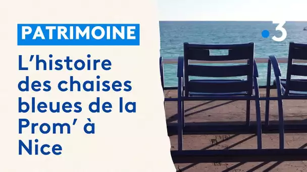 L'histoire des chaises bleues de la Promenade des Anglais à Nice
