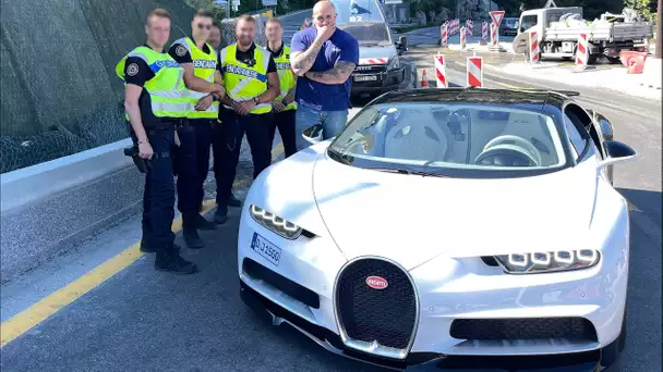 LA GENDARMERIE M’ARRÊTE EN BUGATTI CHIRON 👮🏼‍♂️🚔 🤬!!