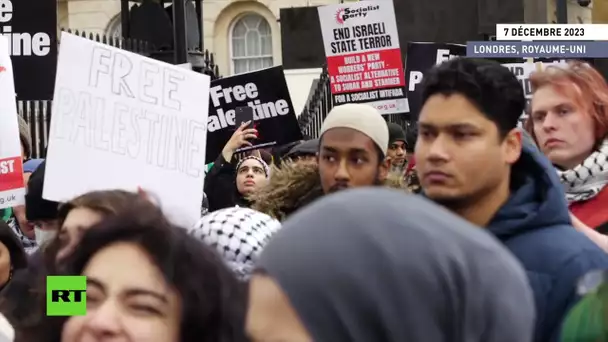 🇬🇧  Londres : des étudiants ont manifesté en solidarité avec la Palestine